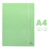 Carpeta proyecto 5 y 7 cm color pastel goma plana - Imagen 3