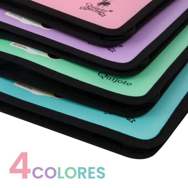 carpeta colores pastel