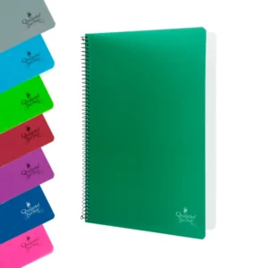Cuadernos tapa plástico A4