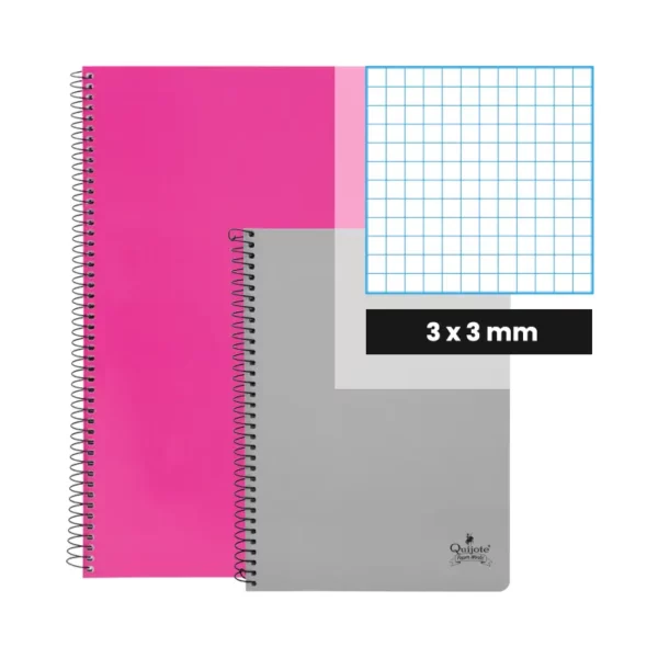 Cuaderno tapa blanda A5 3x3 mm - Imagen 2